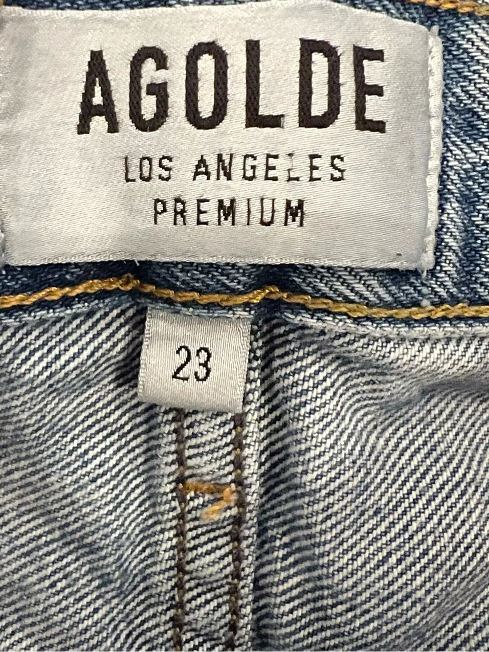 AGOLDE Parker Vintage Cut Off Shorts Swapmeet Wash Distressed Size 23